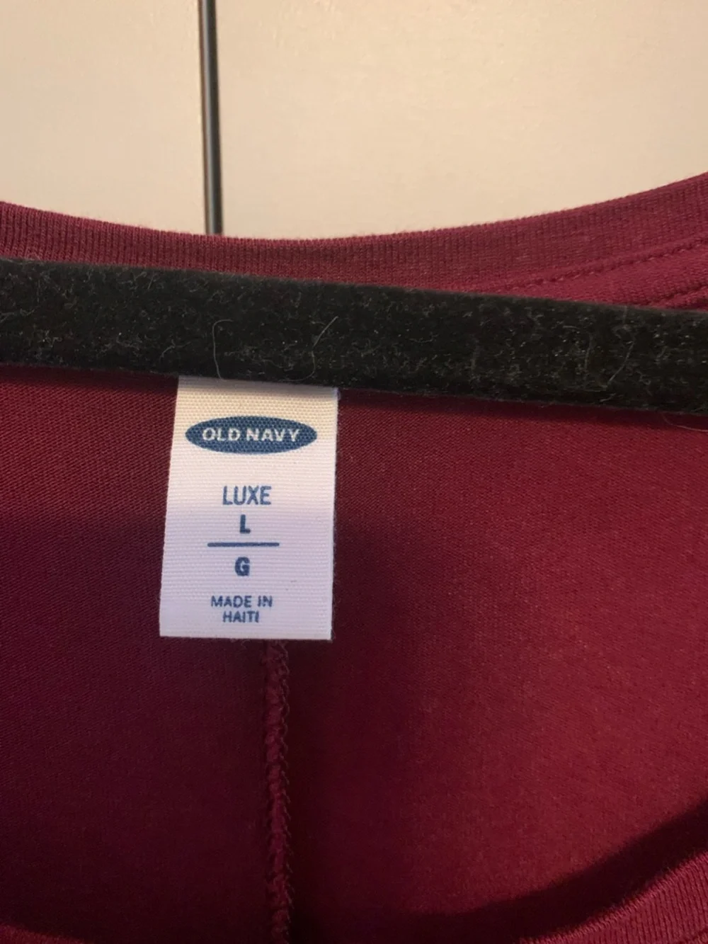Old Navy Luxe Sleeveless Scoop Neck Tank Top - Burgundy - size Large - Picture 5 of 5